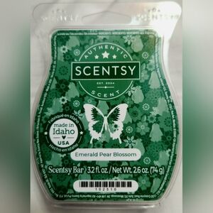 EMERALD PEAR BLOSSOM Wax Bar, Scentsy New
